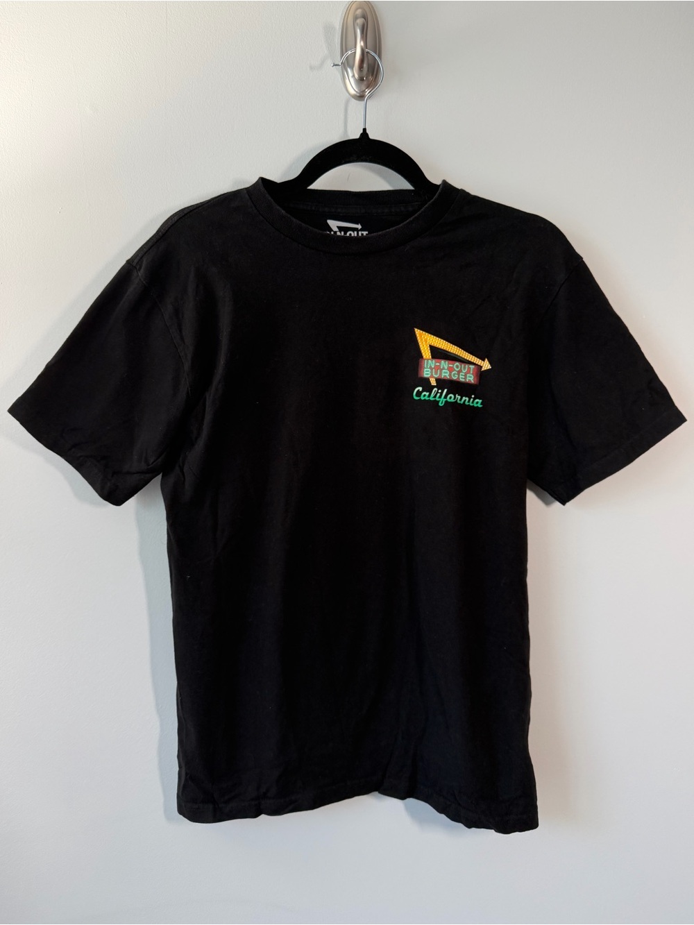 In-N-Out Burger Logo Black Short Sleeve Tee